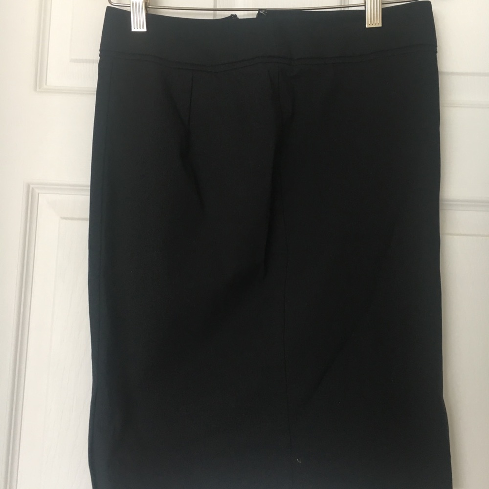 Black pencil skirt